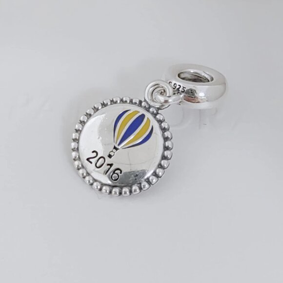 Pandora 2016 World Hot Air Balloon Exclusive Dangle Charm S925 Silver with box - Picture 6 of 11